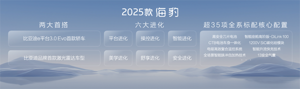 雙豹齊發：比亞迪2025款海豹售17.58萬起！海豹07DM-i售13.98萬起！