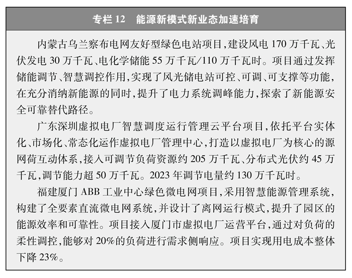 培育能源新業態新模式